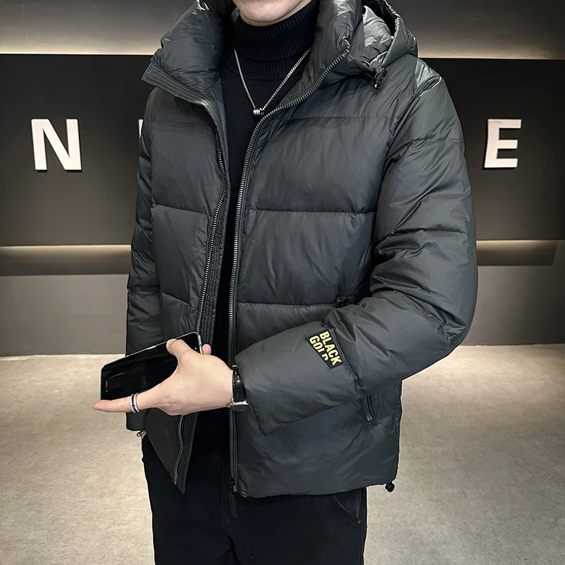 2023新款羽绒服男女同款加厚黑金保暖面包服秋冬新款冬装外980