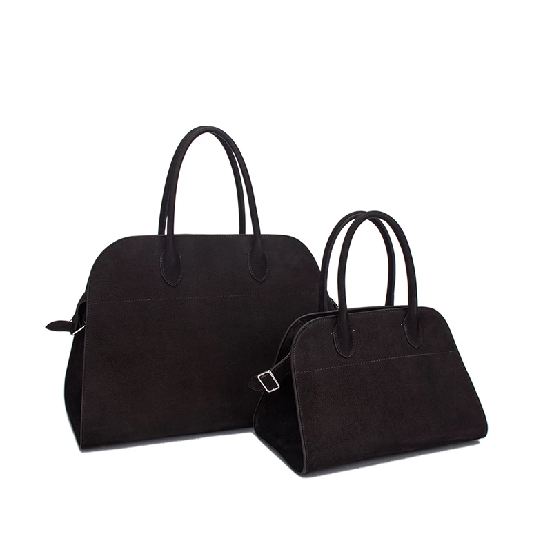 B&G Battuta Gioiello时尚简约气质磨砂面鳄鱼纹牛皮高定款手提