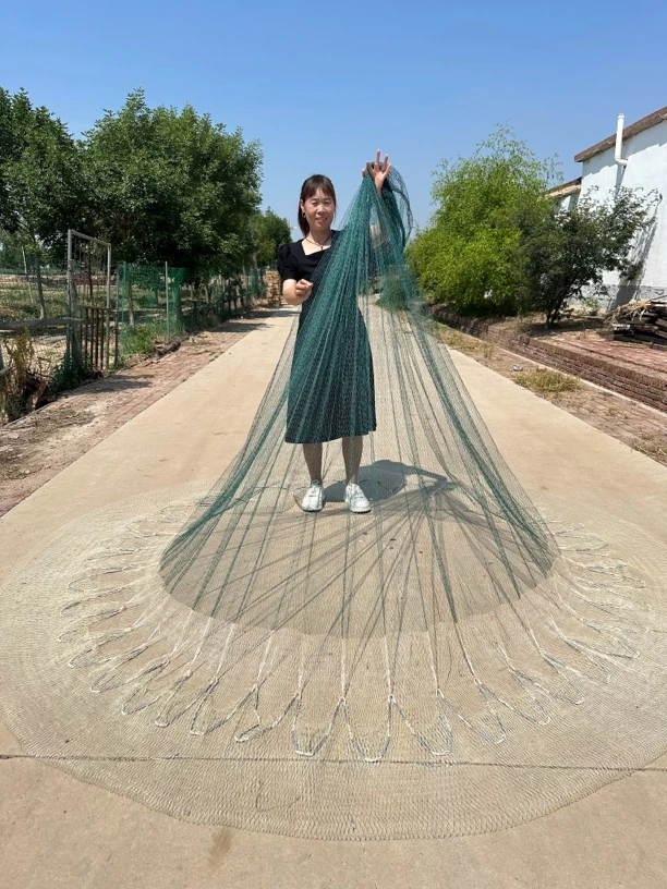 上胶丝下尼龙1.5指3.8米左右重8斤铅坠手工编织