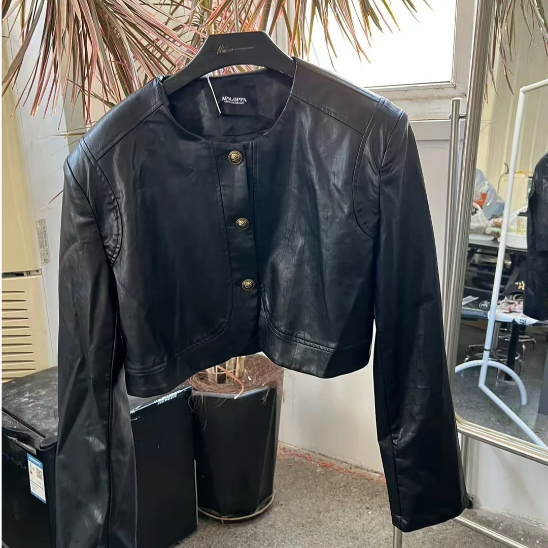 【113#门店新品】黑色短款夹克X882120534