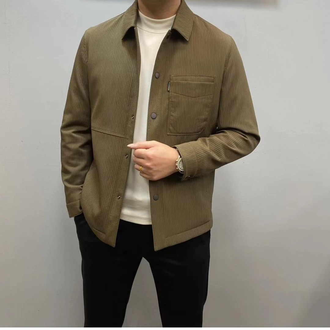 杰克朗博秋冬两用型男士商务休闲百搭鹅绒服2822