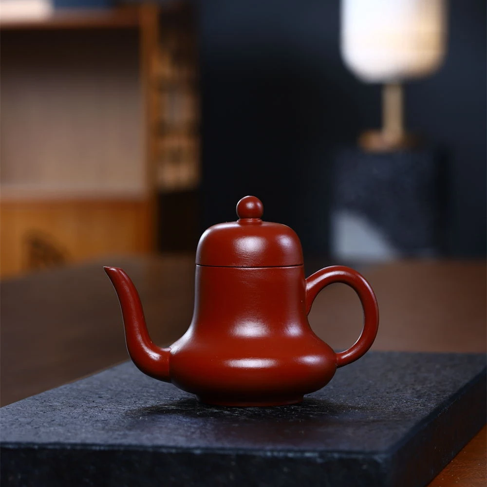 高思婷壶宜兴紫砂壶 原矿大红袍功夫茶具 网孔150毫升手工制作