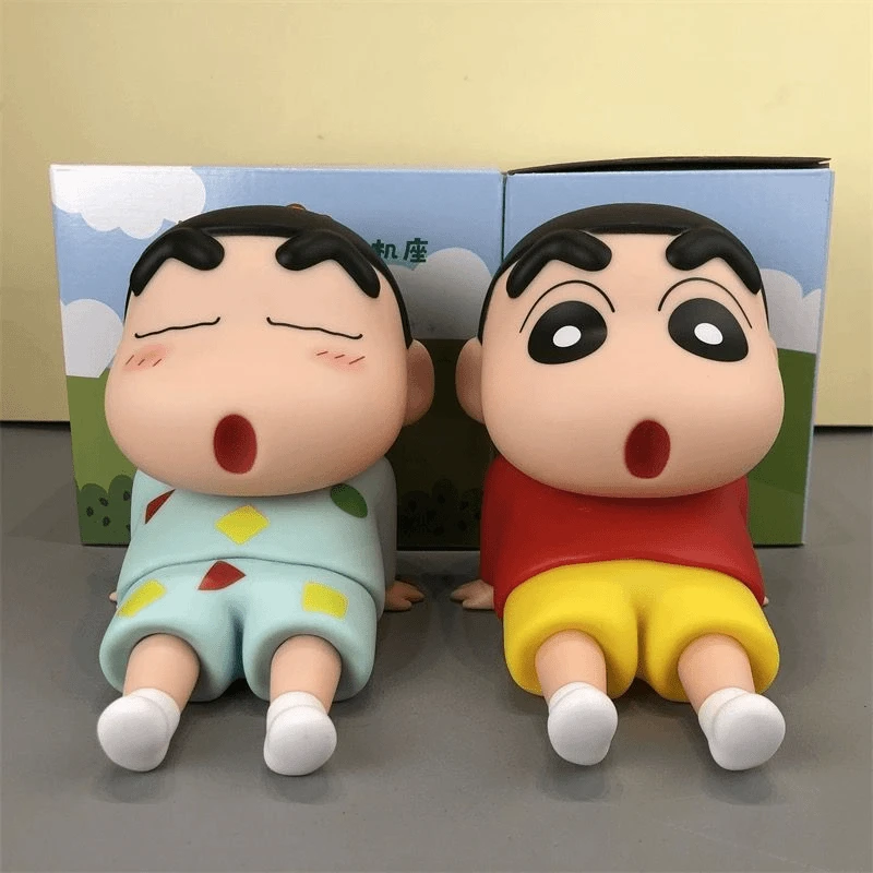 【主播福利】蜡笔小新手机支架手办摆件小新桌面懒人支架潮玩礼物