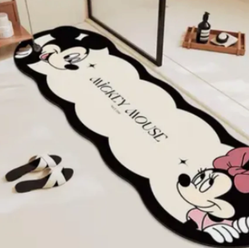 卡通大地垫 60*160CM 门厅玄关地毯地垫儿童家用水晶绒地垫门垫mx