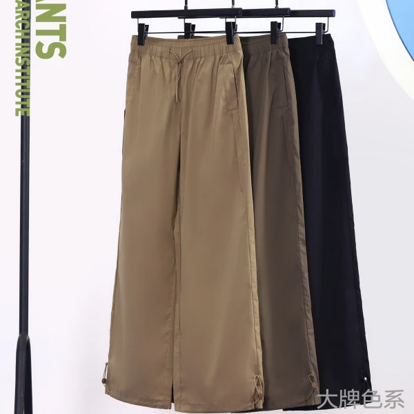 潮流风向标~版型挺阔吸湿排汗阔腿工装裤 K6063