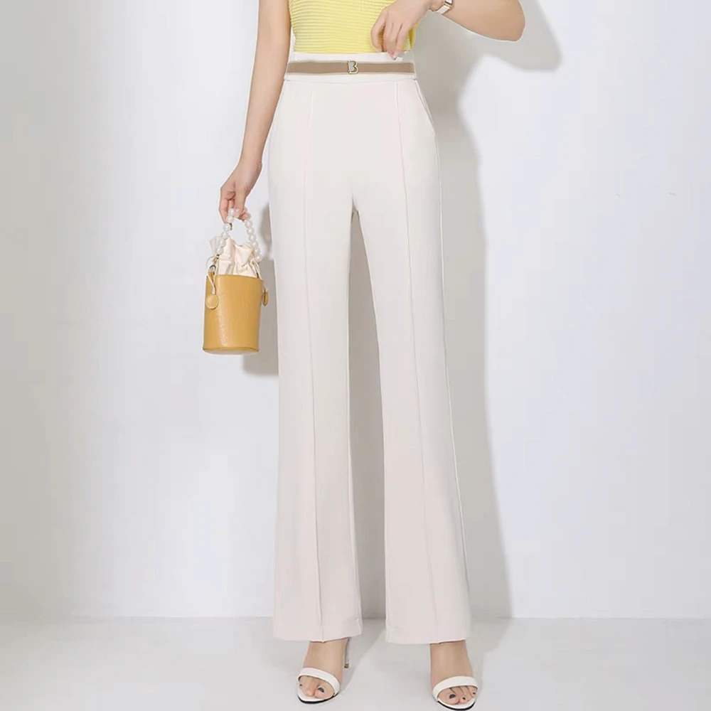 C2369 阔腿裤显瘦宽松直筒微喇叭裤抢新