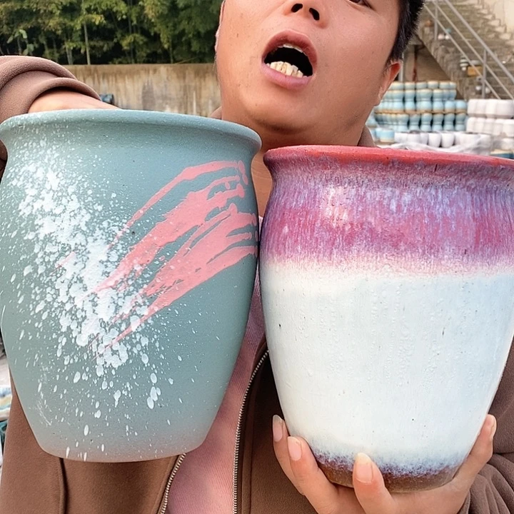 红陶20CM以下瑕疵颜色不挑