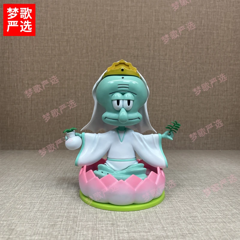 【梦歌严选】章鱼哥莲花宝座15cm车载摆件治愈系解压情绪小礼物手办