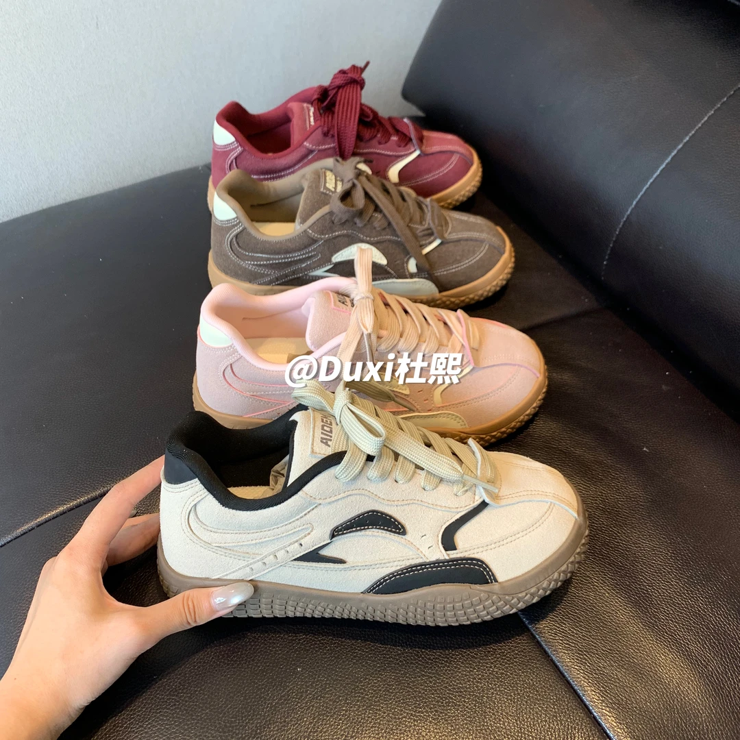 2024早秋新款德训阿甘鞋美式复古百搭