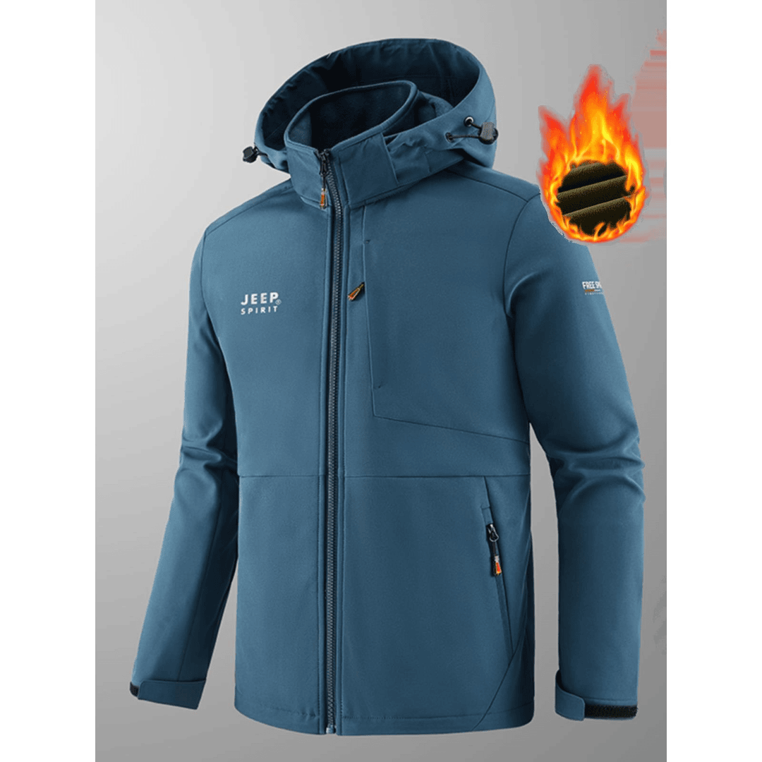 【软壳内胆】JEEEP防水冲锋衣男士外套户外登山服抗寒加厚夹克女