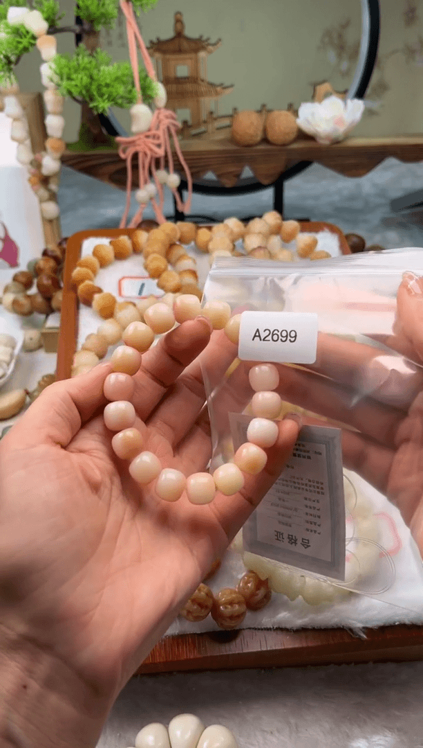 【闪购商品】菩提根/象牙果手串11mm通货桶珠