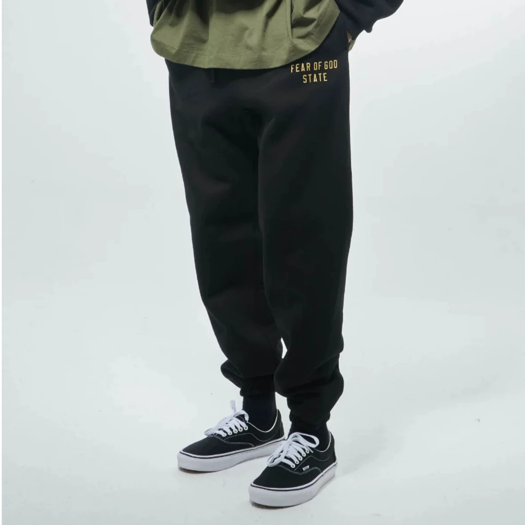 【精选】秋冬美式高街纯色束脚长裤潮流百搭简约休闲裤