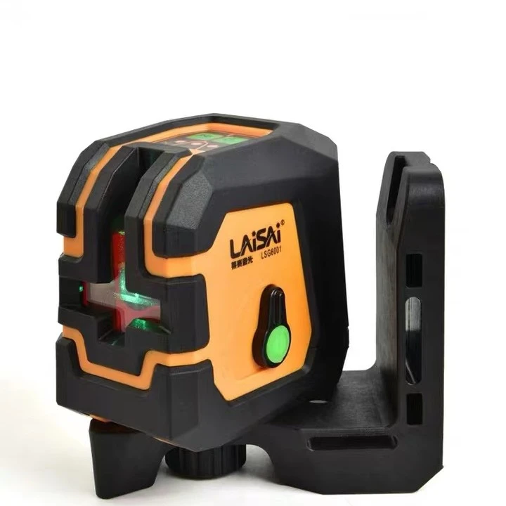 莱赛6001和LSG609S绿光2线水平仪绿激光标线仪自动安平便携磁吸附