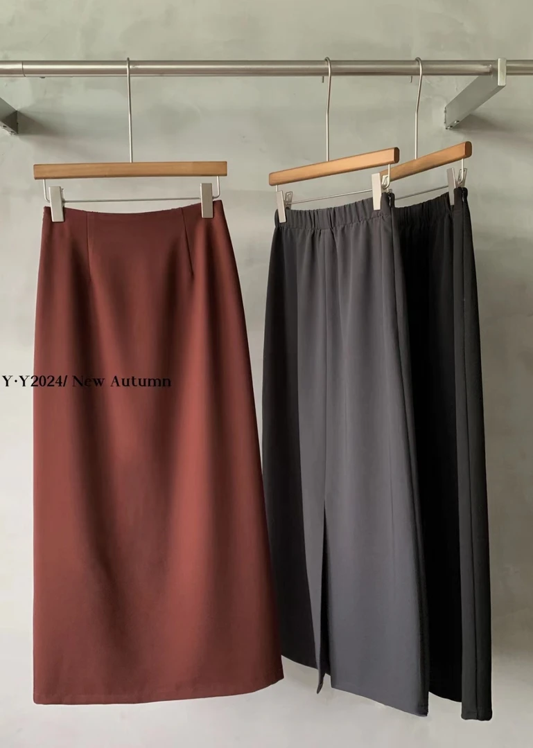 秋季新款修身显瘦气质百搭西装裙筒裙