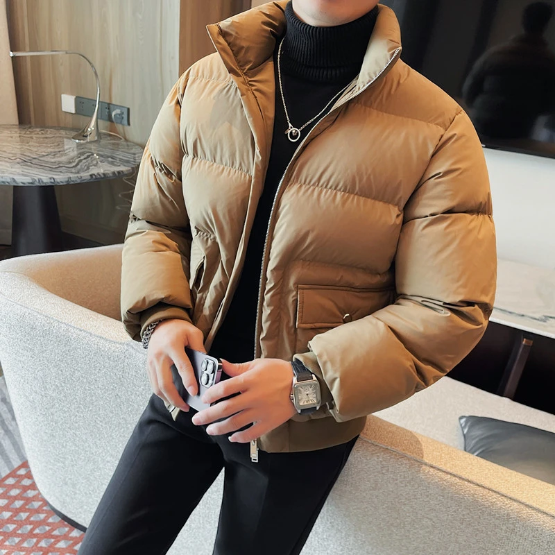 男棉衣休闲百搭宽松潮流加厚面包服保暖棉服冬季轻薄韩版棉袄外套