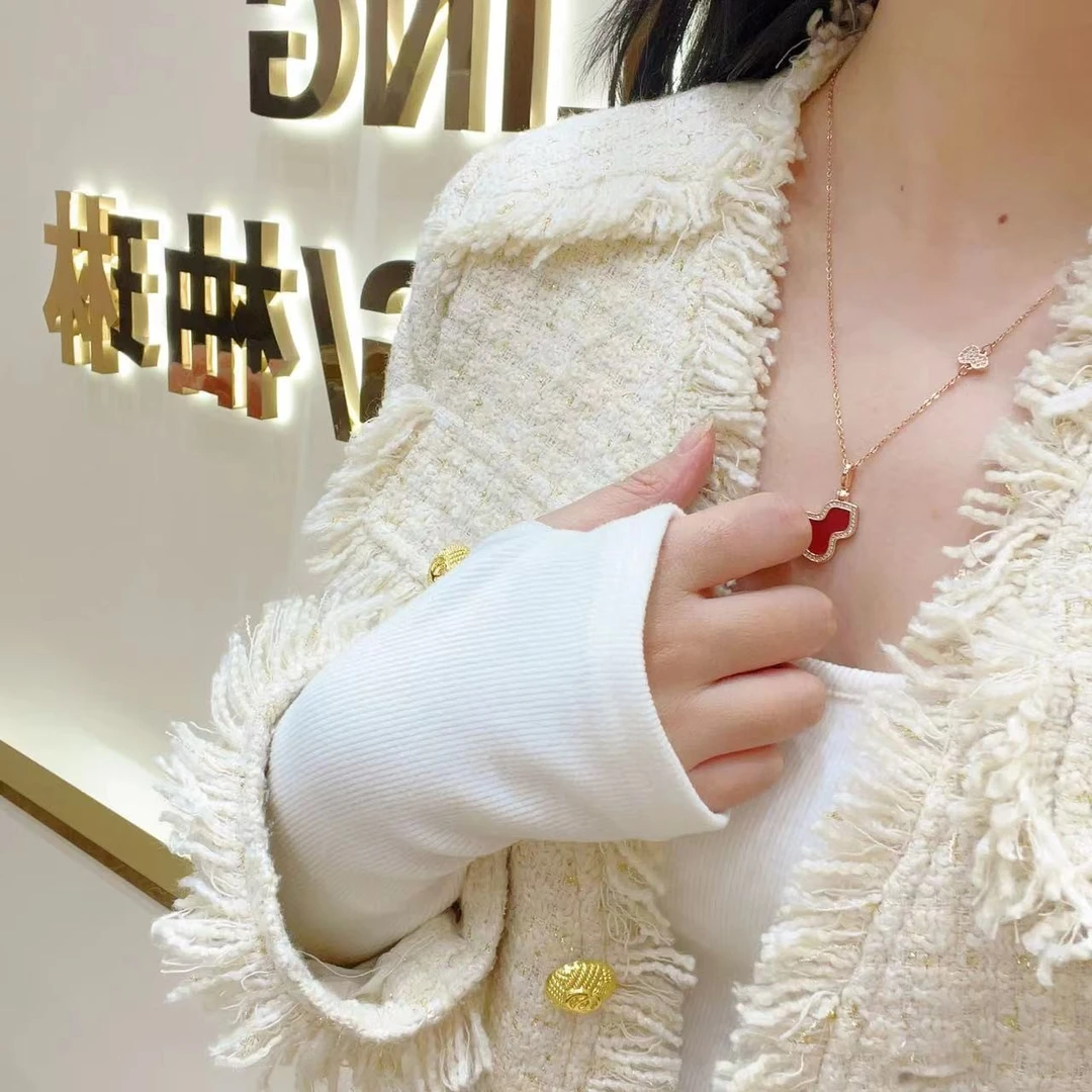 YOULING/柚琳  葫芦项链气质时尚吊坠锁骨链