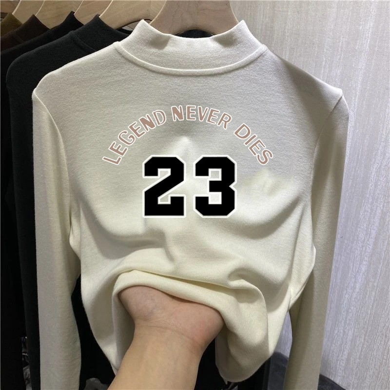 男女童装秋冬德绒打底衫中大儿童内搭外穿卡通2023新款长袖上衣潮
