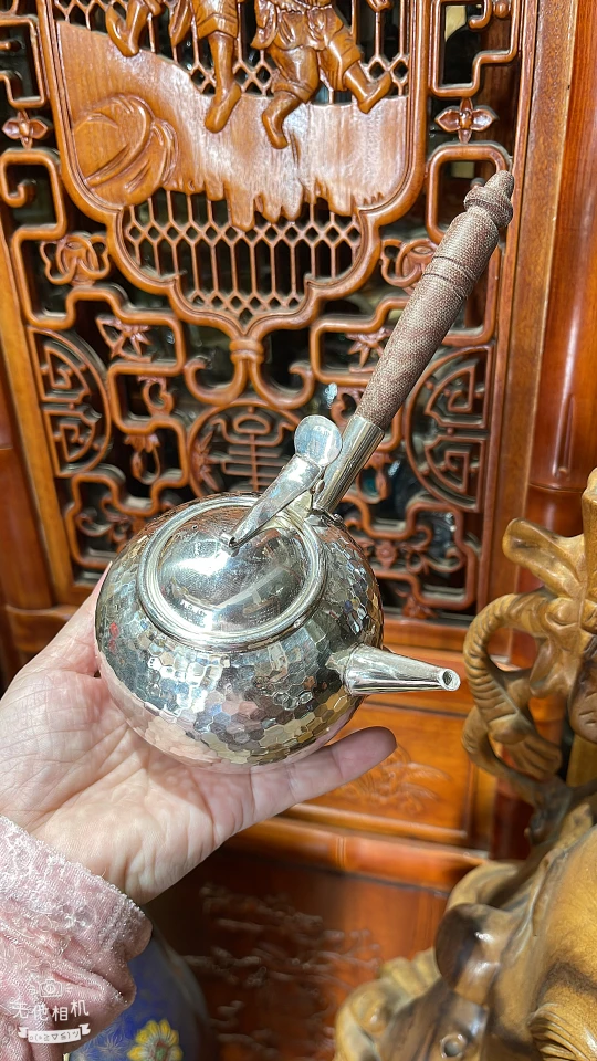 手工银壶350ml，350克左右
