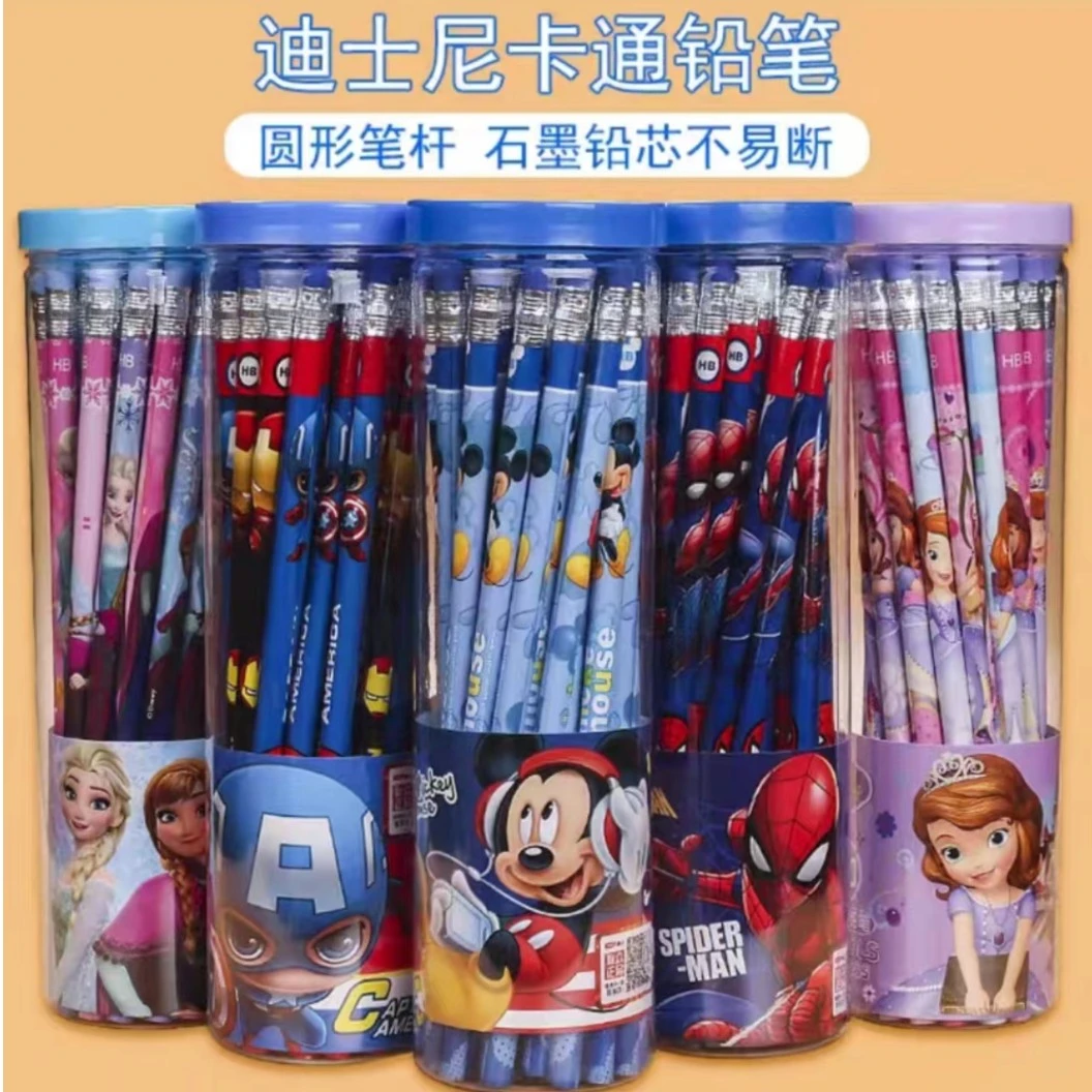 Disney/迪士尼正品小学生写字铅笔无毒小学生卡通学习用品30支装