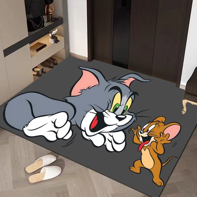 卡通动漫浴室吸水地垫软硅藻泥速吸秒干入户门地垫门口进门垫脚垫