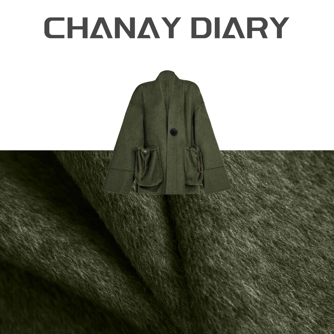 原创设计师8018宽松双面羊绒秋冬大衣