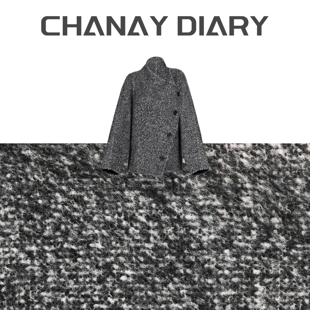 原创设计师款8026时尚短款双面羊绒大衣