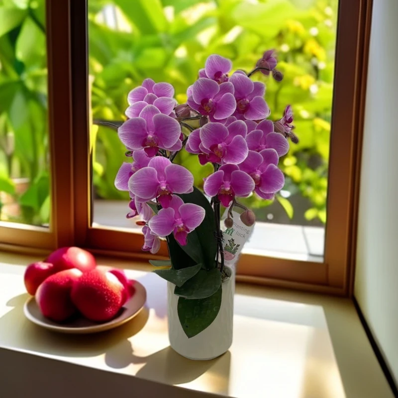 【海棠甜心】粉红色蝴蝶兰室内种植观赏送礼带花发货