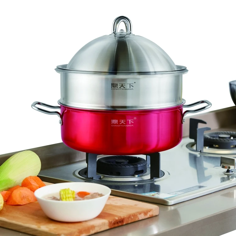 鼎天下食用级不锈钢孕妈妈营养煲蒸煮汤煲低脂降嘌呤蒸煲