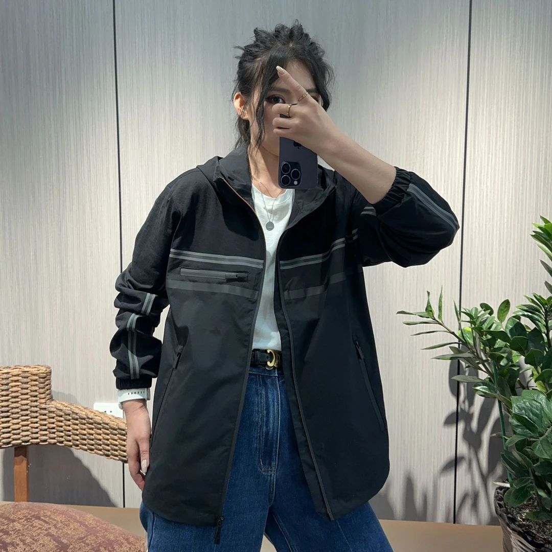 YSOP/逸尚欧品240105秋季轻奢男百搭时尚休闲连帽压胶休闲男外套