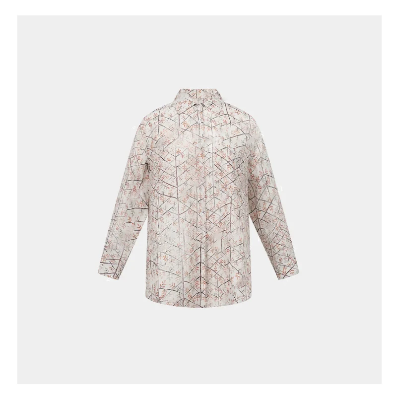 【N T Liu定制款】多彩世界大衬衫碎花时尚气质休闲春季衬衣T2209