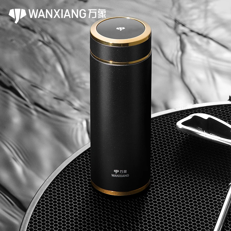 万象保温杯男士316钢车载高档商务简约大容量送礼茶水杯H21JL