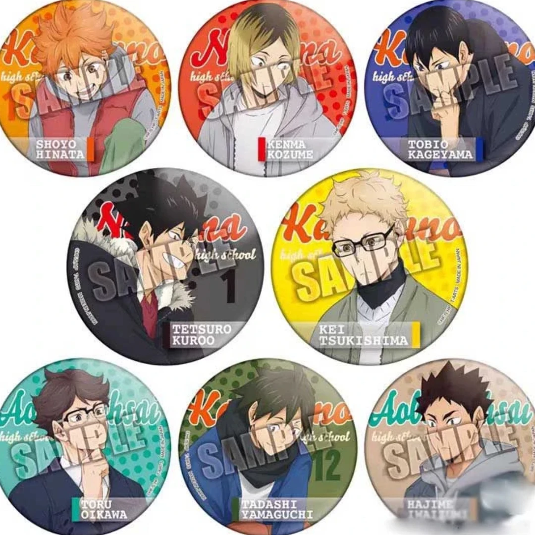 【日谷】排球少年 系鞋带系列 穿鞋吧唧 徽章盲盒（代抽）