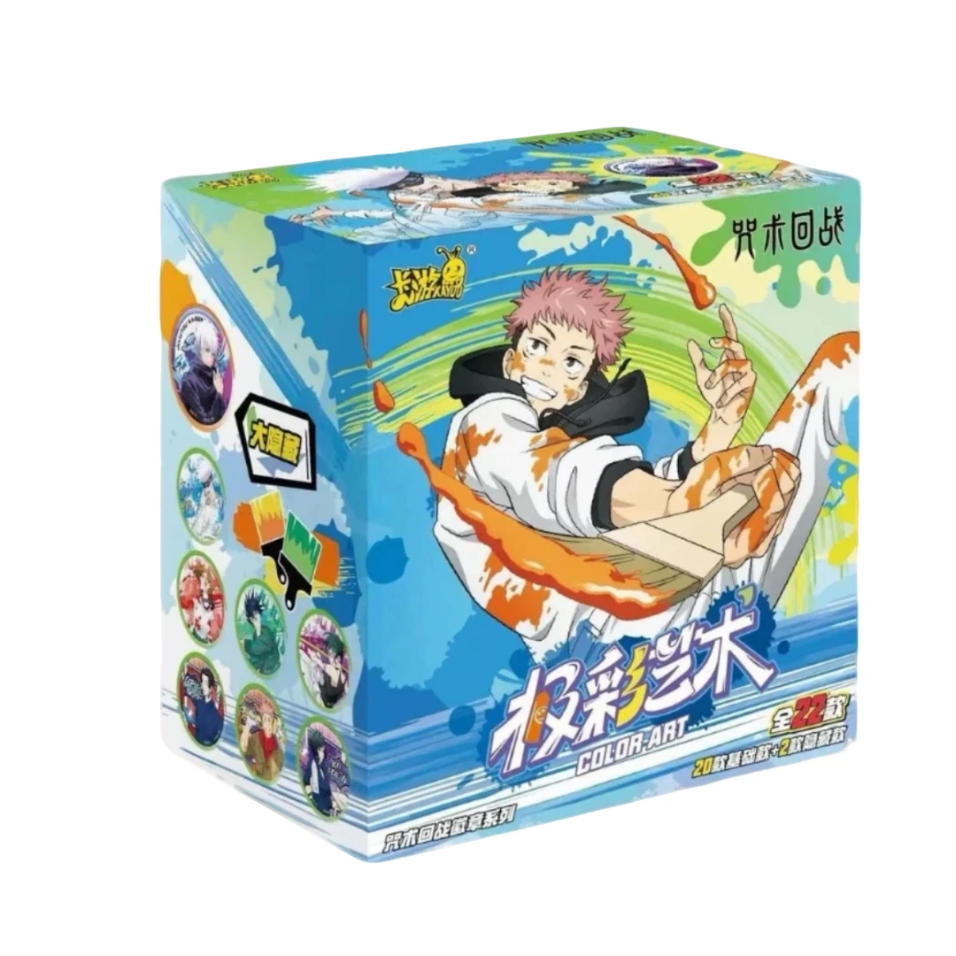 卡游【平拆】咒术回战 第二弹极彩艺术系列潮玩盲盒徽章（代拆）