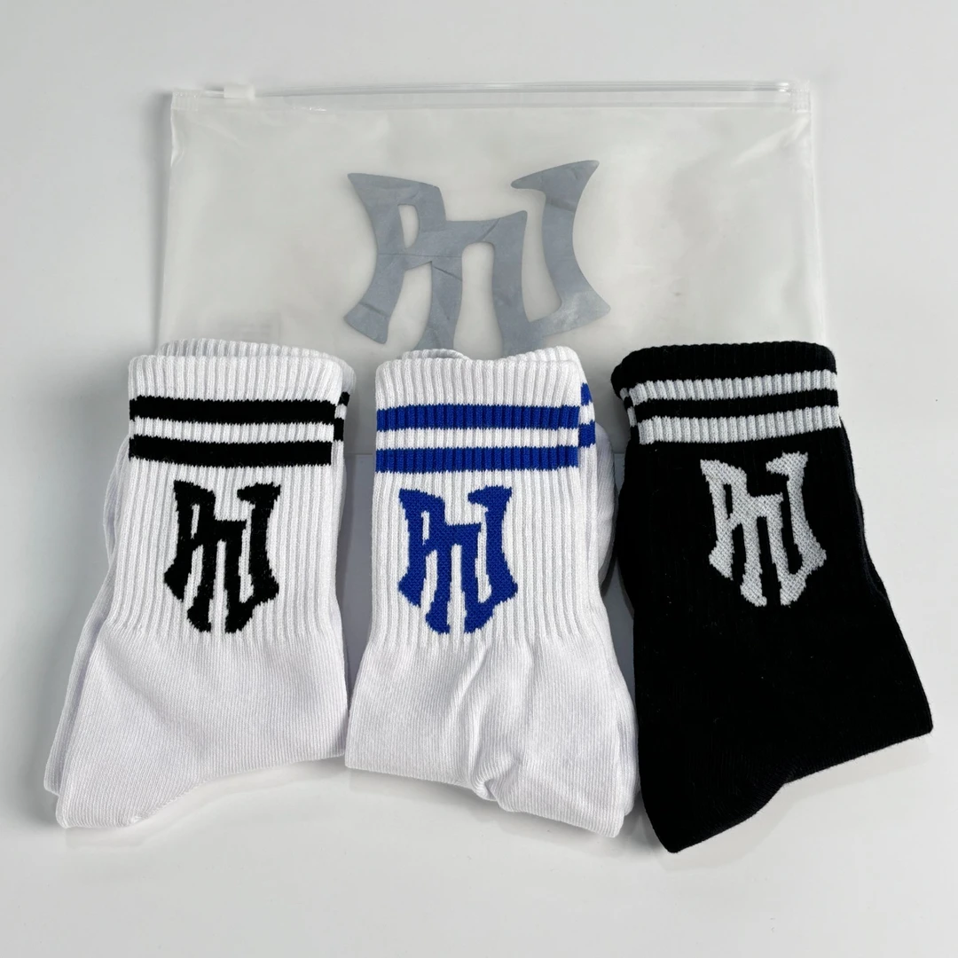 【淘淘专属】PNJ情侣休闲中筒袜百搭（三双装）