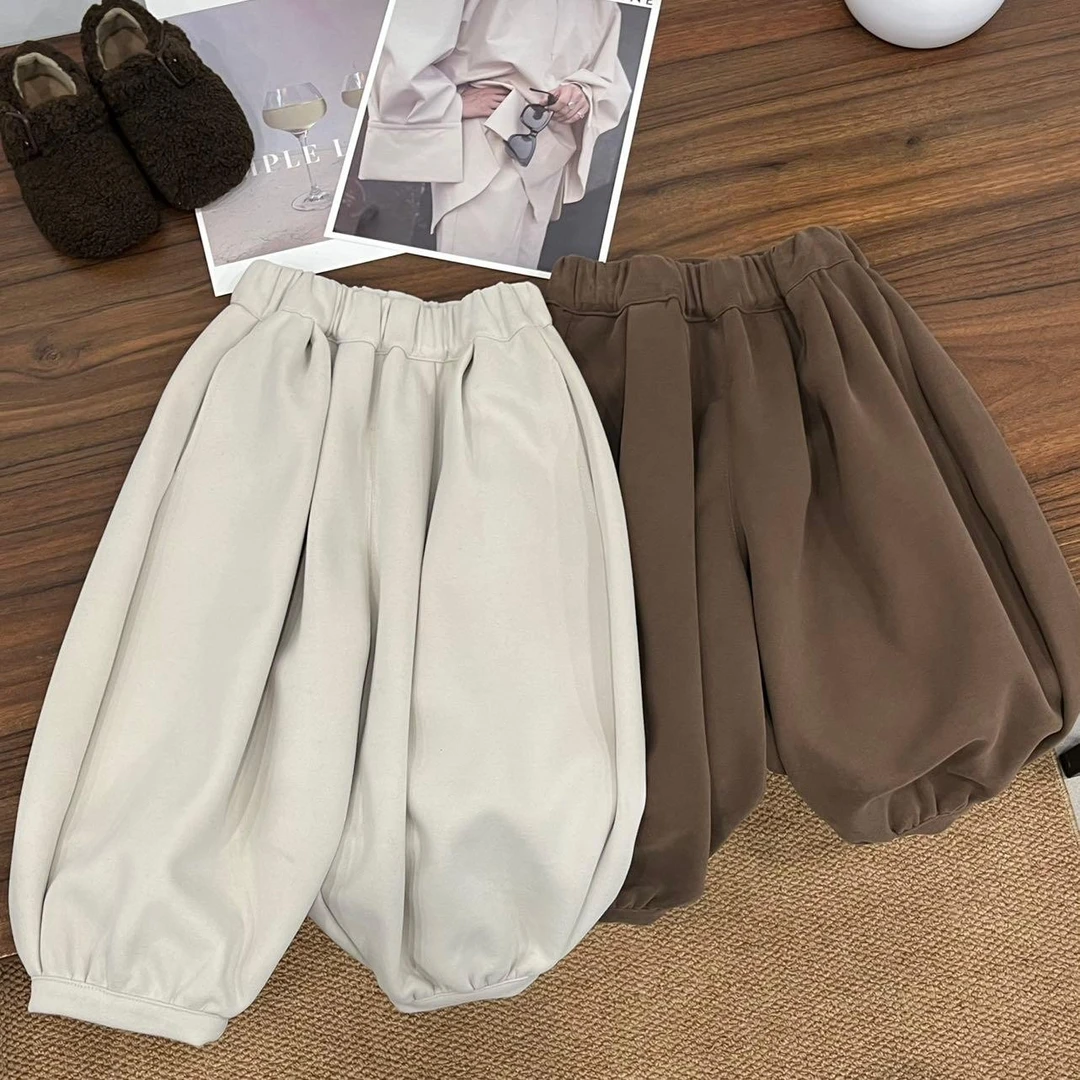 【加绒卫裤】儿童韩版冬季加绒加厚休闲裤