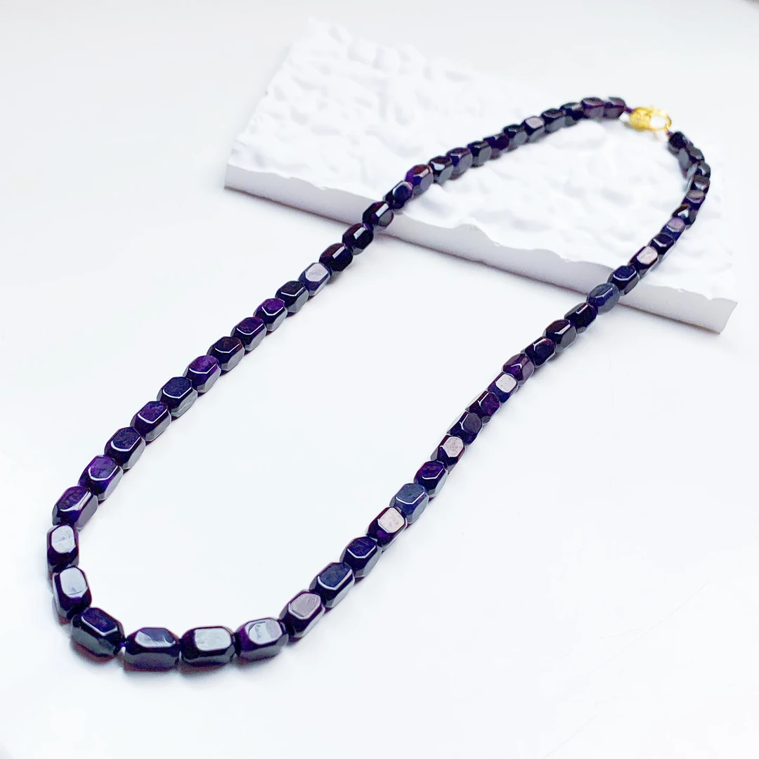 匡氏K姐 舒俱来老油紫切面项链 Z-HL-A9729（多样性发一）