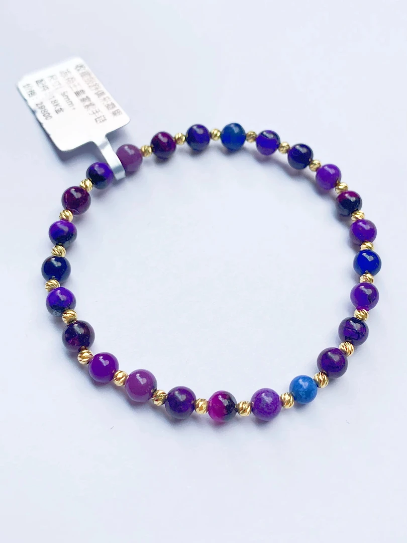 匡氏K姐收藏级凝果冻帝王皇家紫手链5mmZ-HL-A8731（多样性发一）