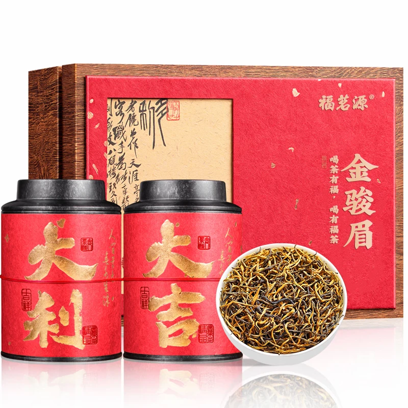 福茗源 特级金骏眉红茶 正宗福建武夷山新茶浓香中秋送礼礼盒250g