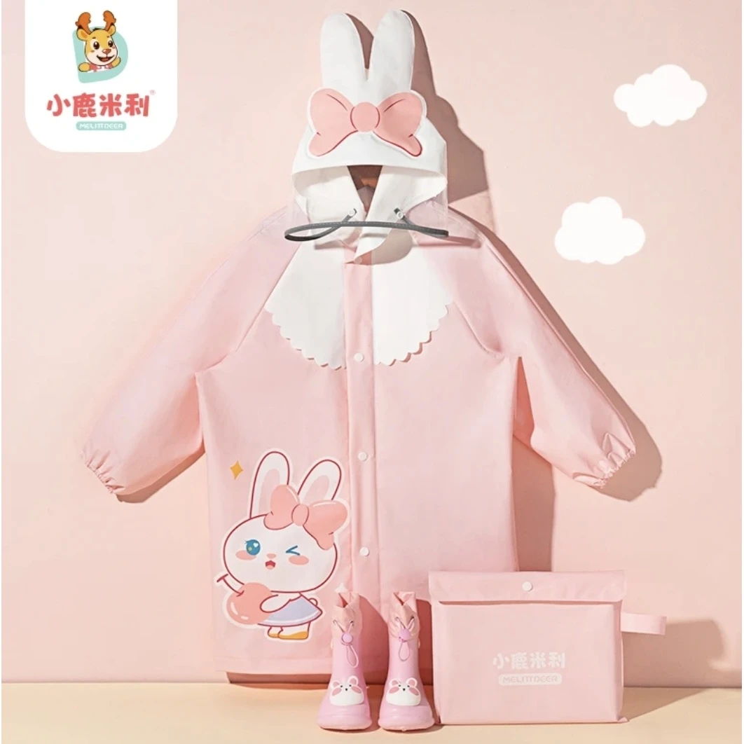 宝宝儿童卡通雨衣批发女童男童幼儿园卡通可爱雨披雨具夏防水斗篷