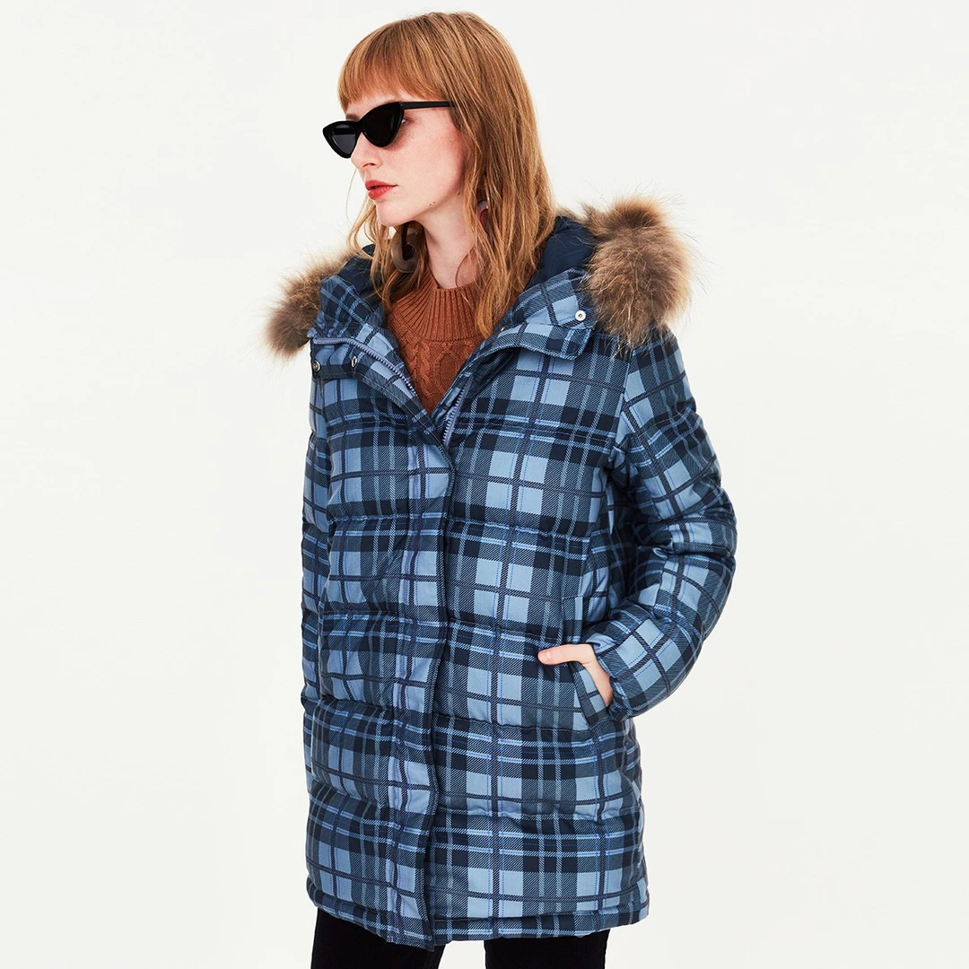 super.natural【YR10】女士鹅绒服羽绒服短款时尚款保暖休闲潮流