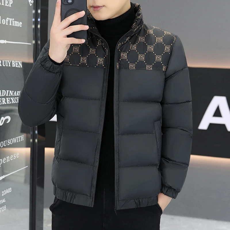 2025冬款时尚百搭休闲夹克男士潮牌棉服