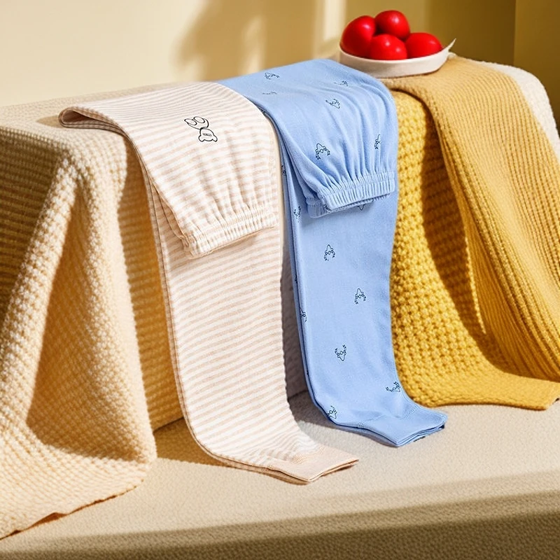 【儿童秋裤】日系2件装a类青少年秋裤儿童儿童棉裤加厚宝宝秋裤男童