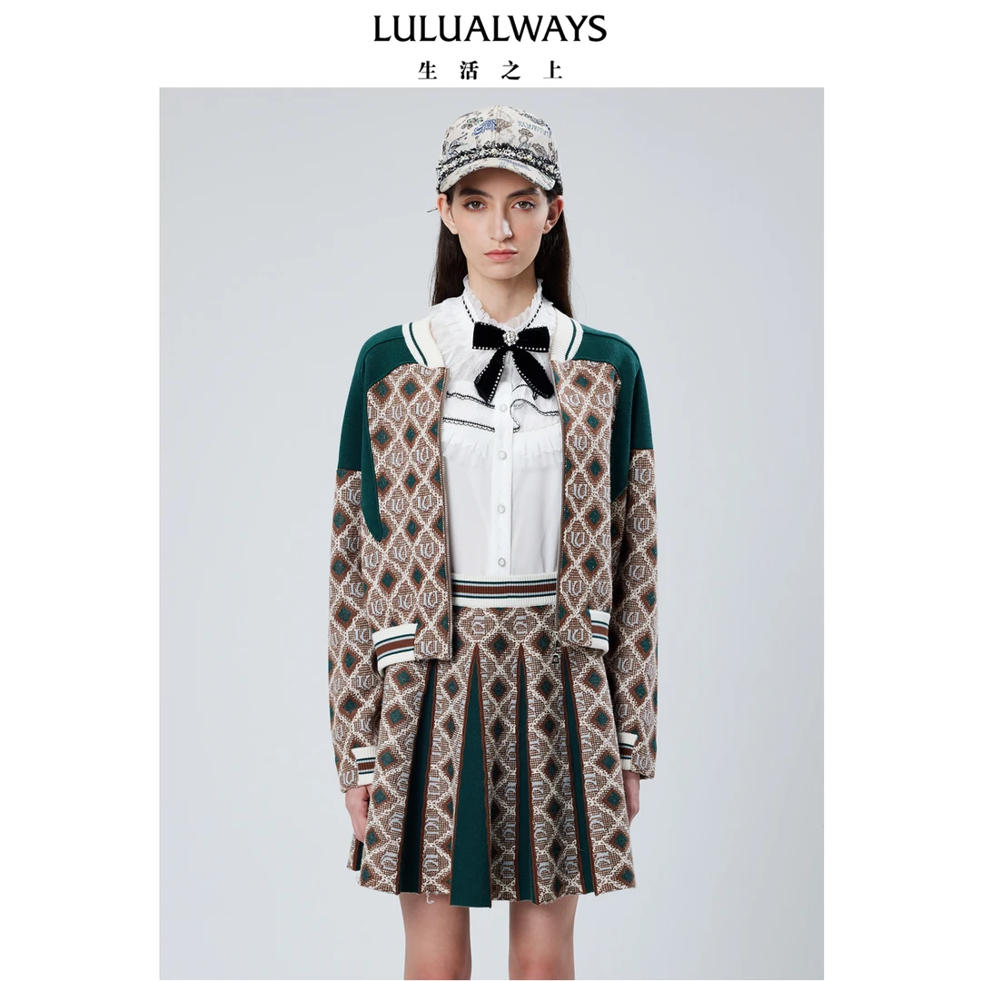 LULUALWAYS新款短款针织外套