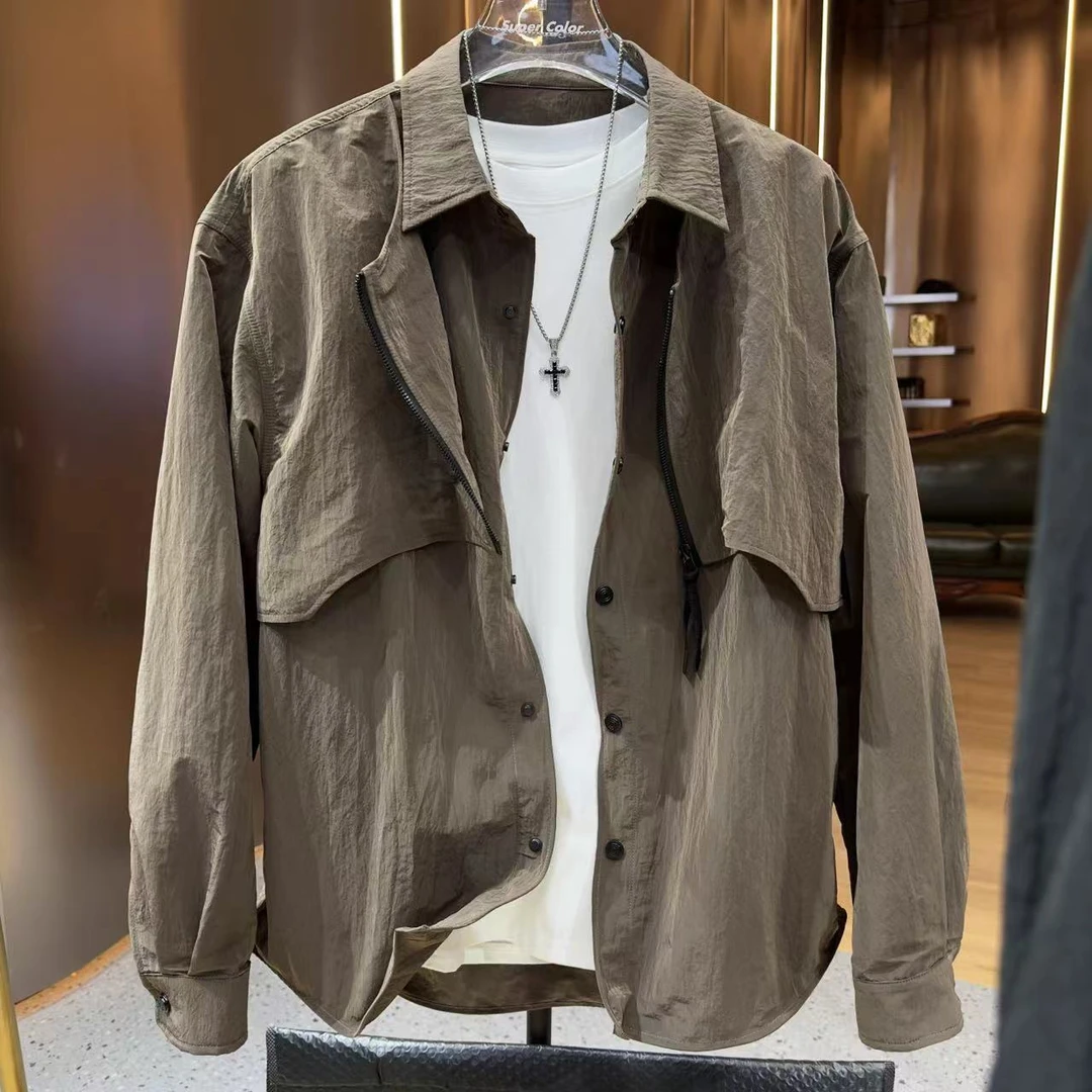 supercolor【龙骨翻领外套】24ss//新款百搭休闲夹克外套  Z