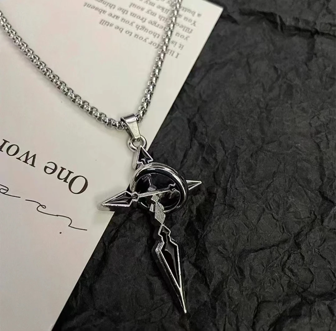 钛钢项链 【新粉福利】24ss//十字架项链男小众百搭轻奢情侣项链