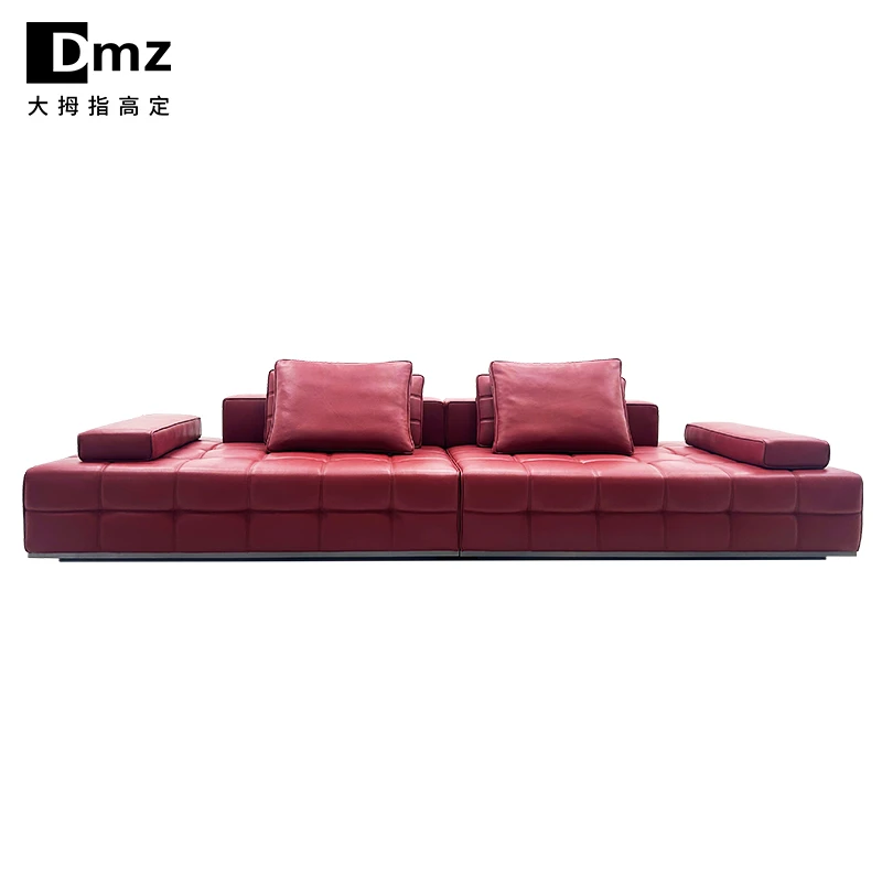 【大拇指】劳伦斯沙发/意式极简Molteni大小户型平层别墅客厅牛皮