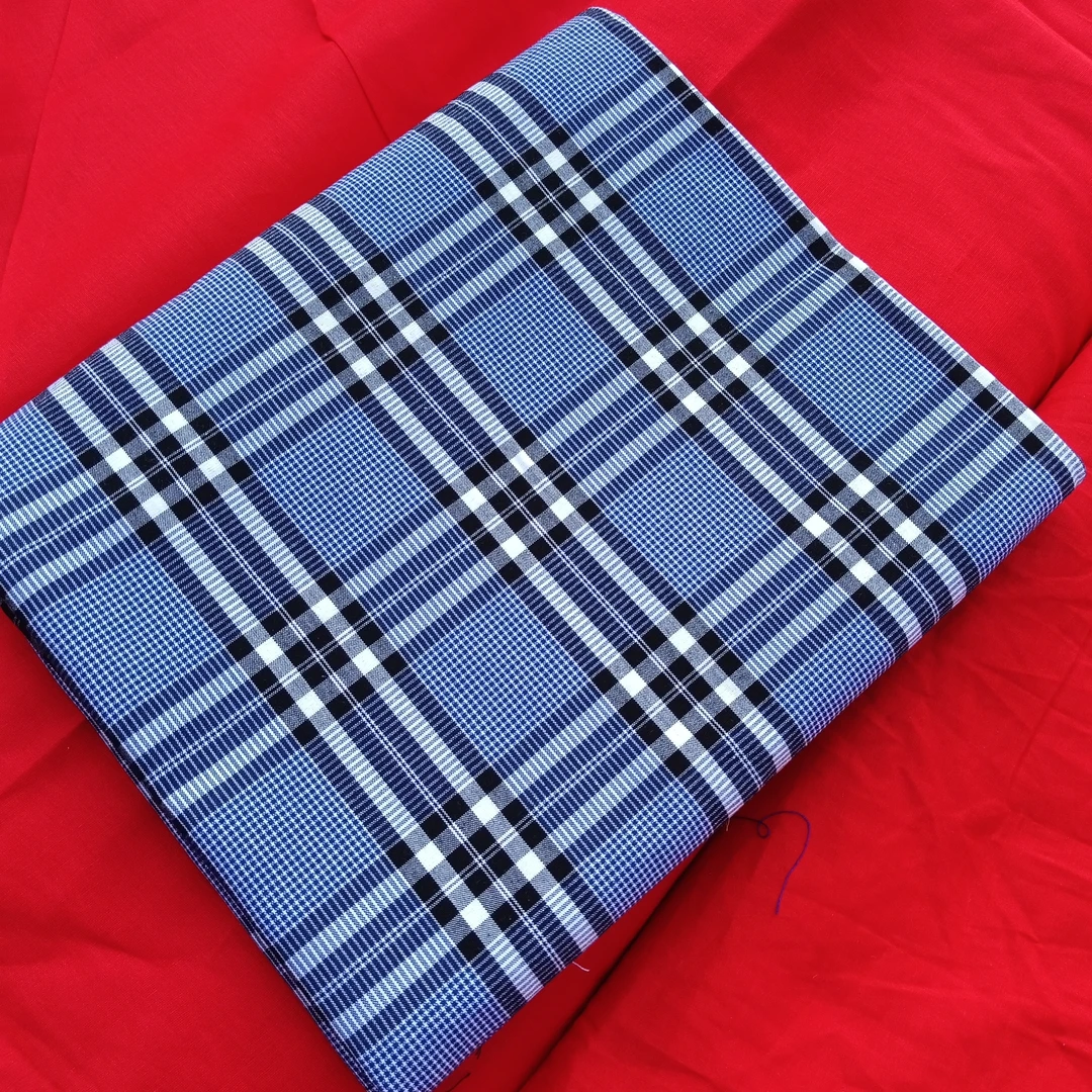 贵州省布依族床单小格子棉布