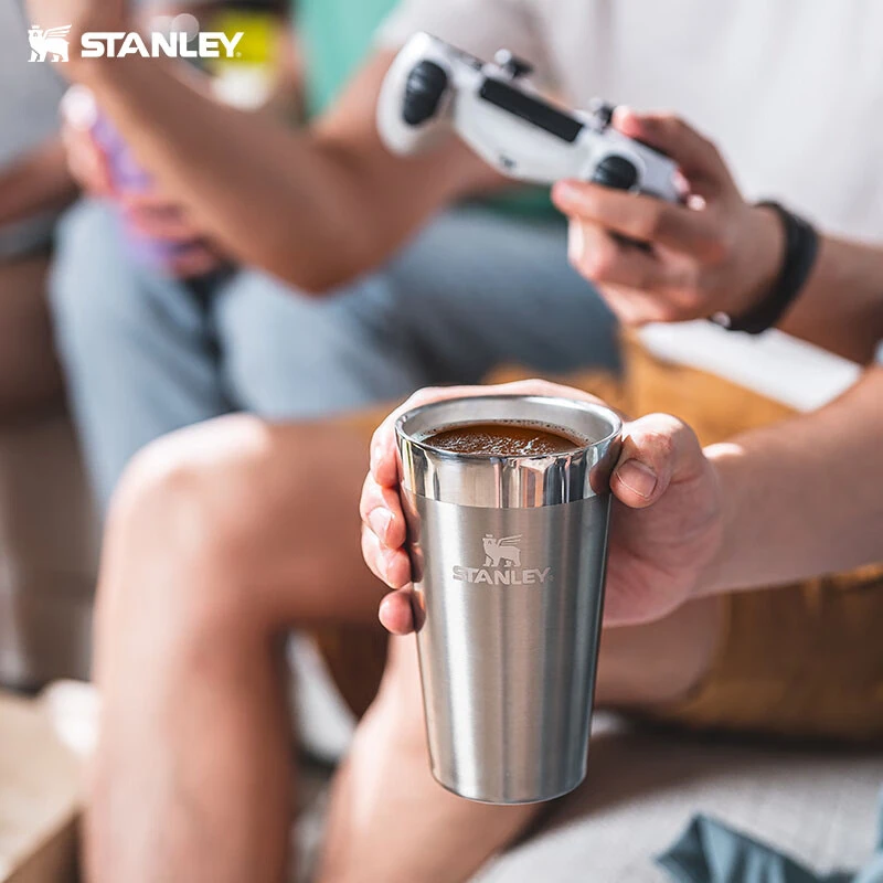 STANLEY嗨啤冰杯保冷保冰水杯饮料杯不锈钢真空双层啤酒杯桌面杯