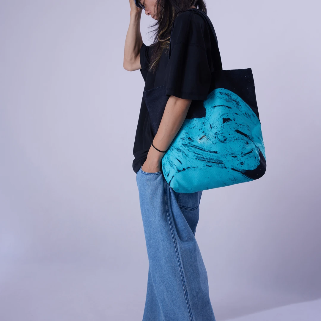 无则艺【挎包】这家布包很艺术小众原创休闲单肩长臂猿挎包时尚