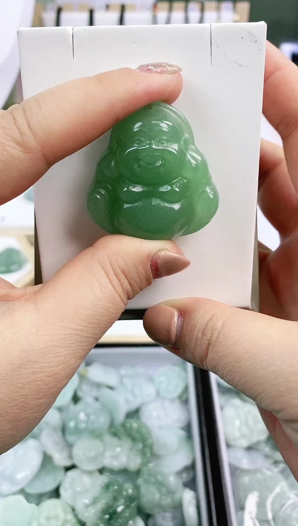 【闪购商品】东陵石颈饰未镶嵌佛公（多样性发货选其一）